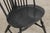 Wood Set of 4 Black Windsor Style Dining Room Chairs For Sale - Image 7 of 18