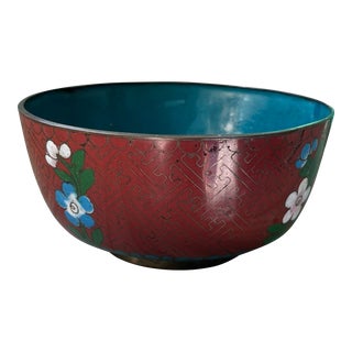 Antique Chinese Cloisonné Small Decorative Bowl For Sale