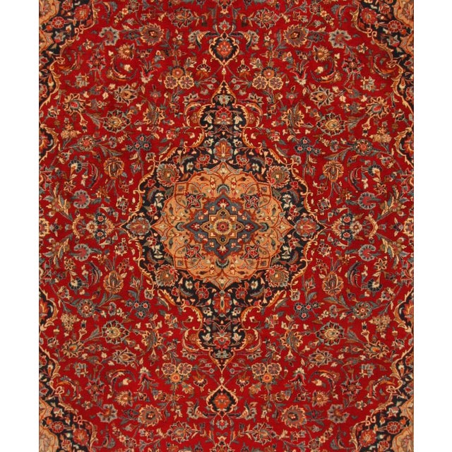 Hand-knotted oriental rug | size: 406 x 306 cm | knot density: approx. 200.000 knots/m² | material: 100% wool (pile), 100%...