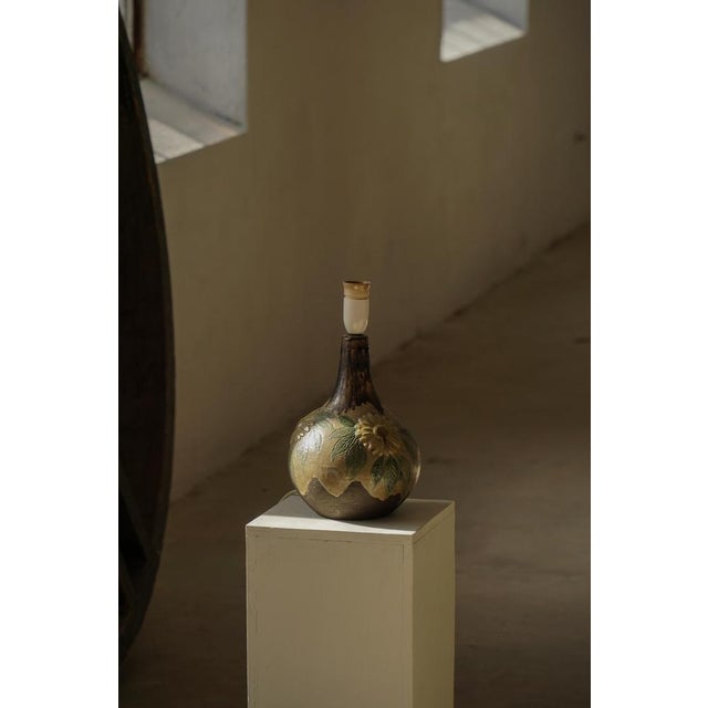 Art Nouveau Danish Organic Ceramic Table Lamp, 1970s For Sale - Image 10 of 18