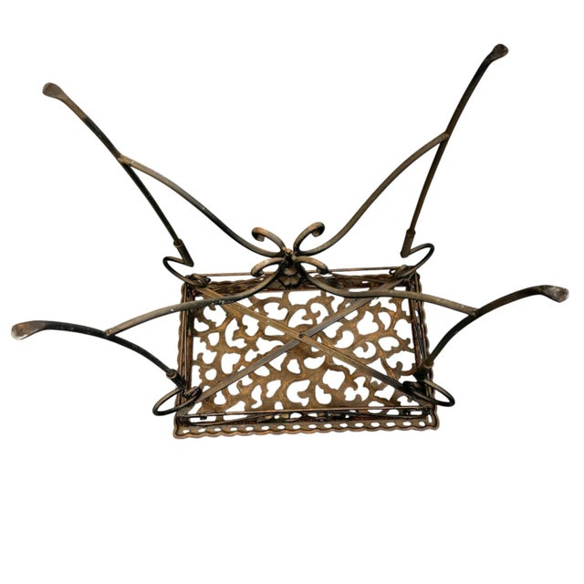 Cast Iron, Garden District, French Style, Side or Drink Table - A Pair For Sale - Image 9 of 10