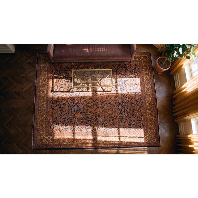Early 20th Century Persian Sarouk Carpet ( 10'10" x 13'9" - 330 x 420 ) For Sale - Image 10 of 10