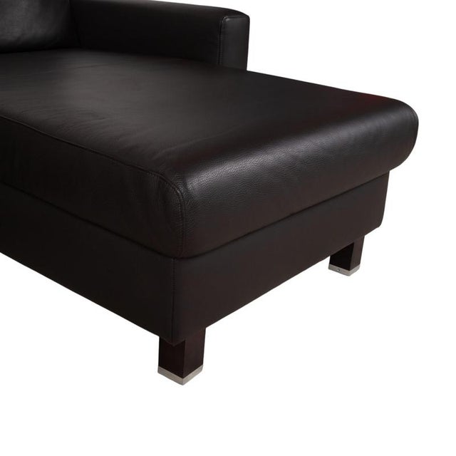 Flex Plus Leather Corner Brown Sofa by Ewald Schillig For Sale - Image 5 of 16