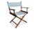 1960s Walnut Mid-Century Director's Chair - By Gold Medal Furniture For Sale - Image 5 of 11