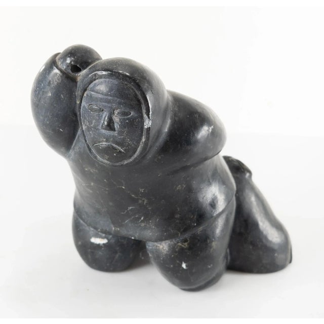 Mid 20th Century Inuit Style Stone Carving For Sale - Image 13 of 13