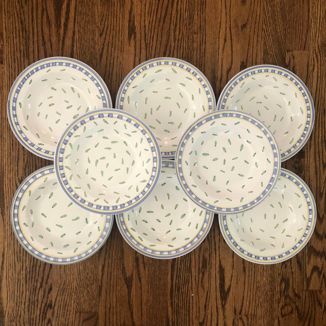 2000 - 2009 2000s Williams Sonoma Tournesol Rim Soup Bowls- Set of 8 For Sale - Image 5 of 6