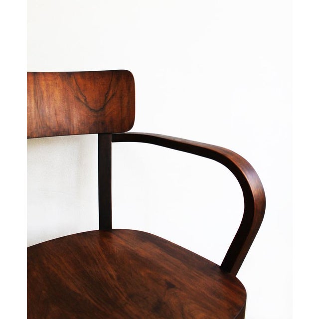 Brown Modernist Model S400 Chairs from Tatra, Czech, 1930s, Set of 2 For Sale - Image 8 of 18