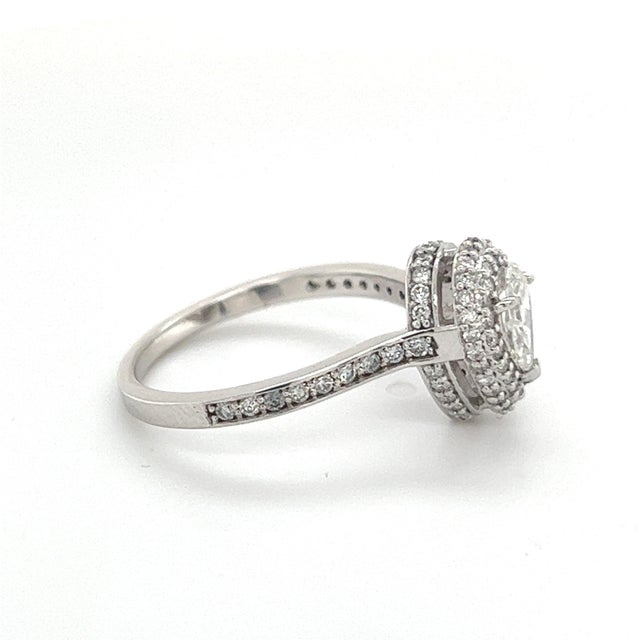 White Diamond Ring 14k Gold 0.91 TCW 3.19 Grams Certified For Sale - Image 8 of 12