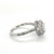 White Diamond Ring 14k Gold 0.91 TCW 3.19 Grams Certified For Sale - Image 8 of 12