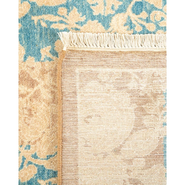 2000 - 2009 Mogul, One-of-a-Kind Hand-Knotted Area Rug - Brown, 4' 8" x 4' 9" For Sale - Image 5 of 8