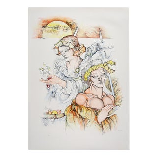 Giuliano Pini, Two Women, 2000s, Print For Sale