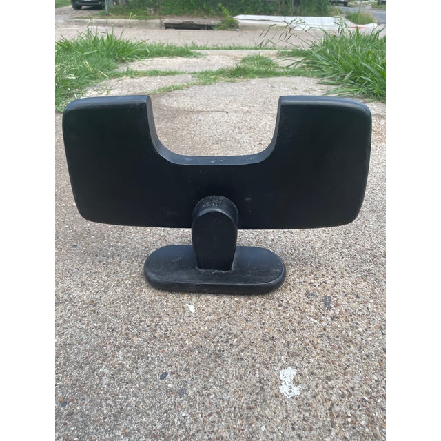 Crate & Barrel Black Abstract Wooden Bull Sculpture For Sale In Dallas - Image 6 of 7