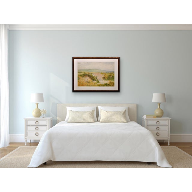 Charles Gregory, Summer's Day at Steyning Bowl, West Sussex, 1890s, Watercolor For Sale - Image 17 of 18