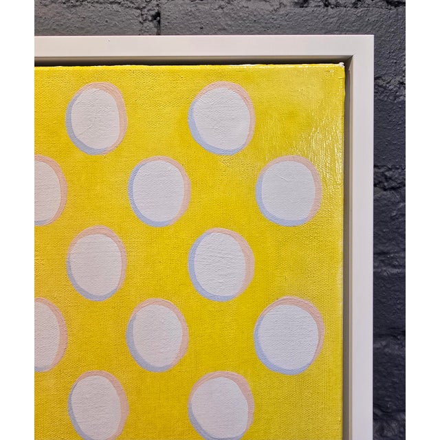 Krista Augius - The Geometric Golden Fold- Optical Circles-Oil Painting For Sale - Image 10 of 11