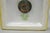 Antique Nippon Porcelain Hand Painted Windmill Scene Green Small Bolted Vase (B) For Sale - Image 14 of 15
