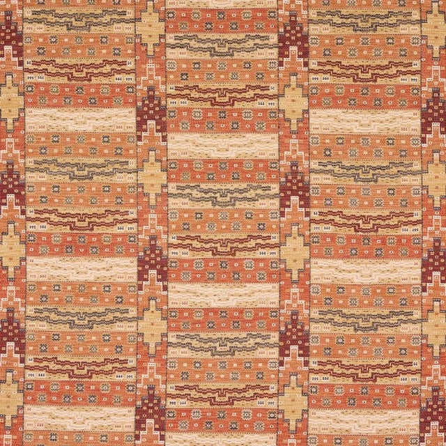 Sample - Schumacher Fairuza Flatweave Fabric, Spice For Sale