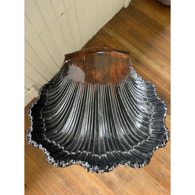 Early 19th Century Antique Venetian Grotto Carved Shell Chair For Sale - Image 4 of 11