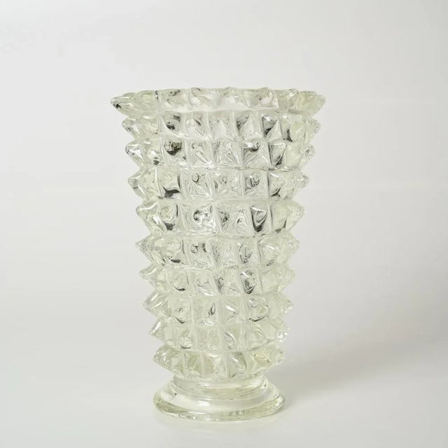 Italian Murano Glass Vase by Ercole Barovier for Barovier & Toso, 1940s For Sale - Image 9 of 12