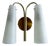 Vintage Glass Wall Light from Hillebrand, 1950s For Sale
