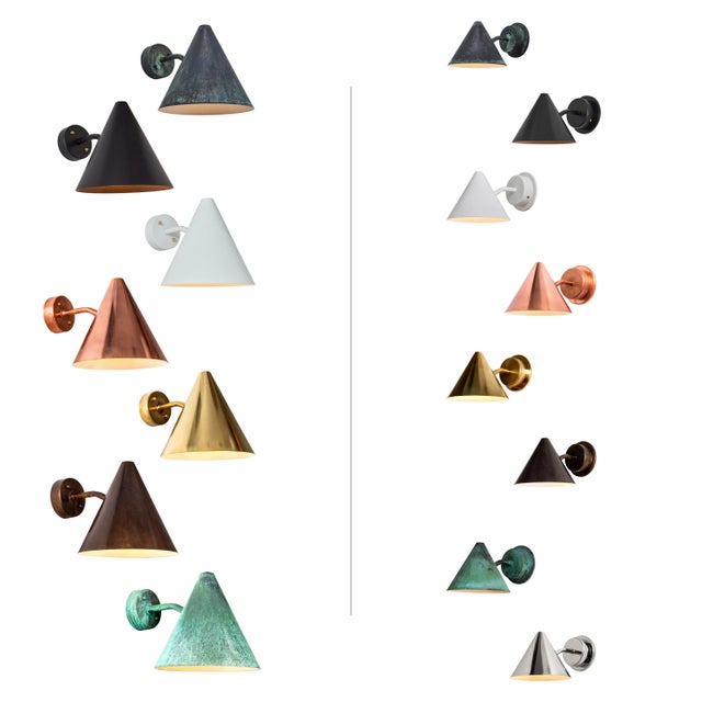 Hans-Agne Jakobsson 'Tratten' Polished Brass Outdoor Sconce For Sale - Image 9 of 12