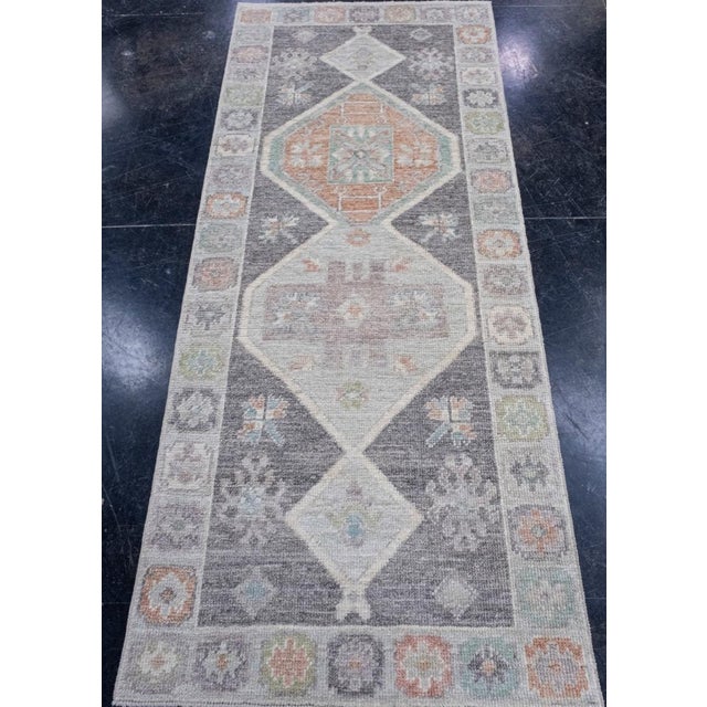 Turkish Oushak Rug 2'10" x 6'8" #16390 Explore a curated collection of hallway runners, wool rugs, and handmade...