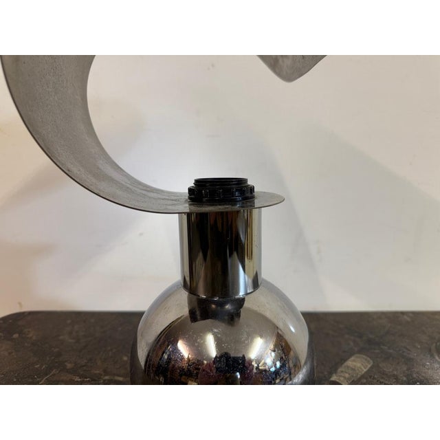 1960s Sculptural Chrome Table Lamp, 1960s For Sale - Image 5 of 11