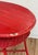 Vintage Weathered Red Wicker Table For Sale - Image 9 of 12