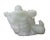 Chinese Oriental White Stone Carved Happy Buddha Statue Figure For Sale - Image 5 of 8