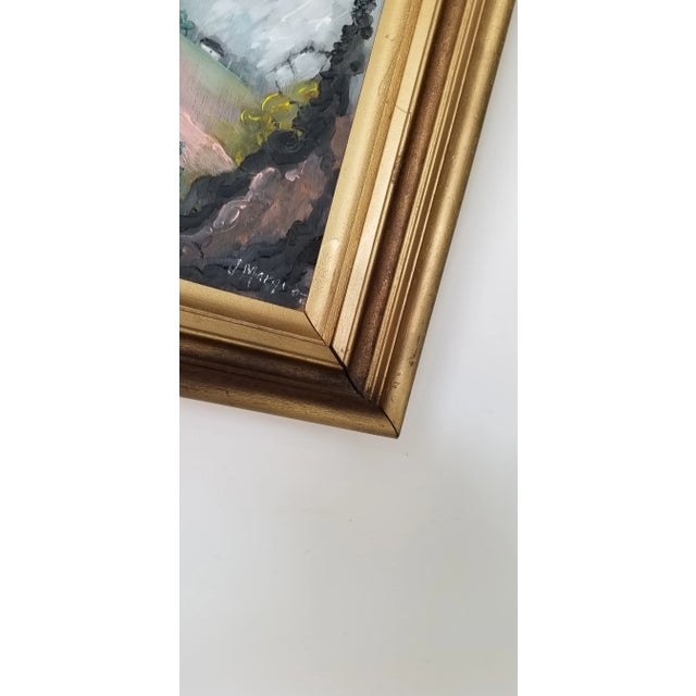 Spanish Countryside Landscape Painting by Jose Marquez Figueroa, Framed For Sale - Image 9 of 12