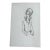 “Vintage Muse Sketch” Ink Fashion Illustration For Sale