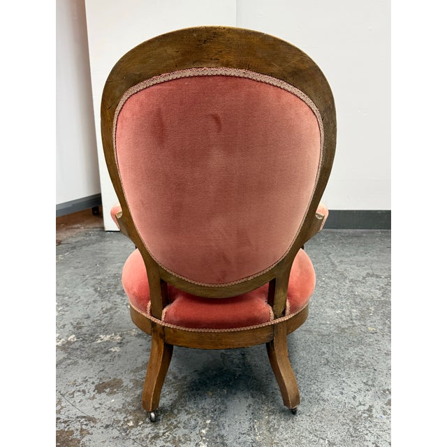 Early 20th Century Victorian Rococo Revival Armchair, Early 20th Century For Sale - Image 5 of 12