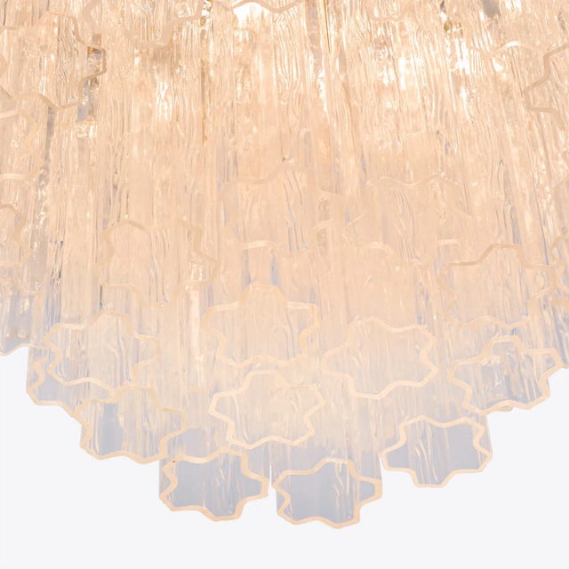 Mid-Century Modern Large Treviso Chandelier from Pure White Lines For Sale - Image 3 of 5