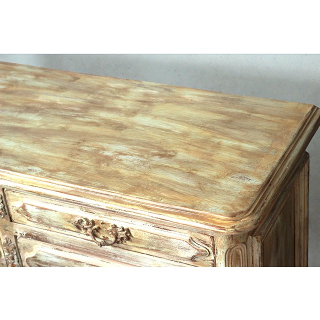 Louis XV Style Chest of Drawers with Patina, 1890s For Sale - Image 4 of 11