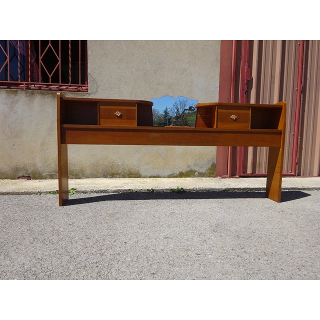 Vintage Light Oak Headboard, 1970s For Sale - Image 18 of 18