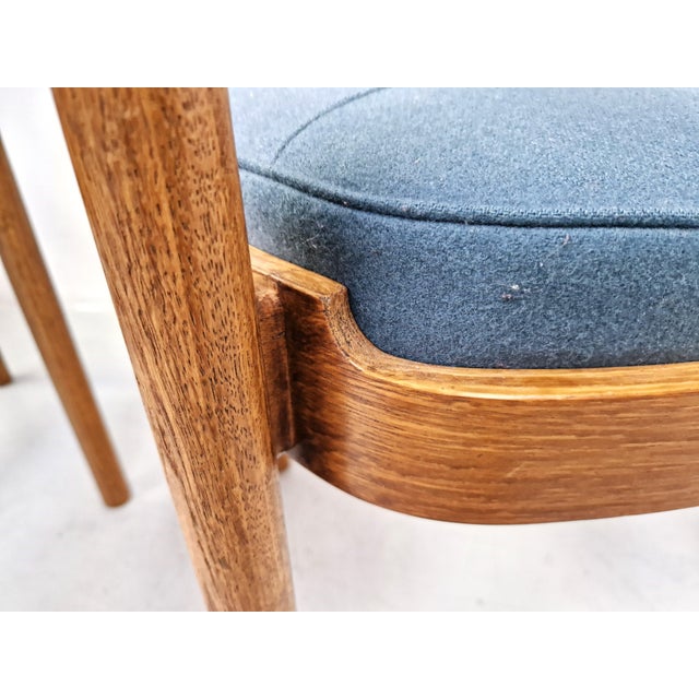 Vintage M40 Chairs by Henning Jensen & Torben Valeur for Munch Møbler, 1970s, Set of 3 For Sale - Image 4 of 11