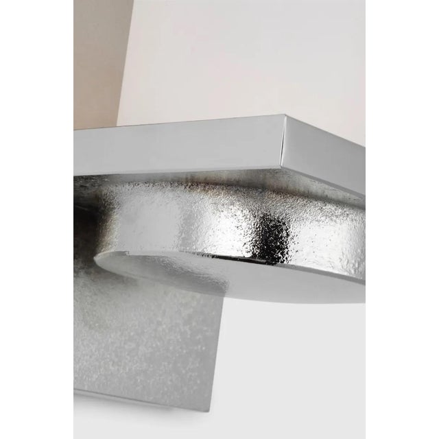 Cornado 18" Indoor/Outdoor Hurricane Sconce in Museum Nickel with Etched Crystal Designer: Chapman & Myers Finish: Museum...