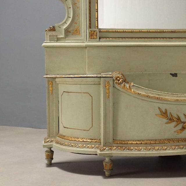 Late 19th Century Neo-Classical Gilded Mirror, Italy For Sale - Image 6 of 11