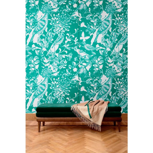 This decorative fabric comes in the form of boiserie over a wooden honeycomb panel measuring 135 cm by 200 cm tall. The...
