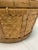 Wood Large Splint Storage Floor Basket - Handwoven - Rustic Farmhouse Decor For Sale - Image 7 of 12