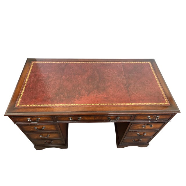 Stunning English Partners / Pedestal Desk
