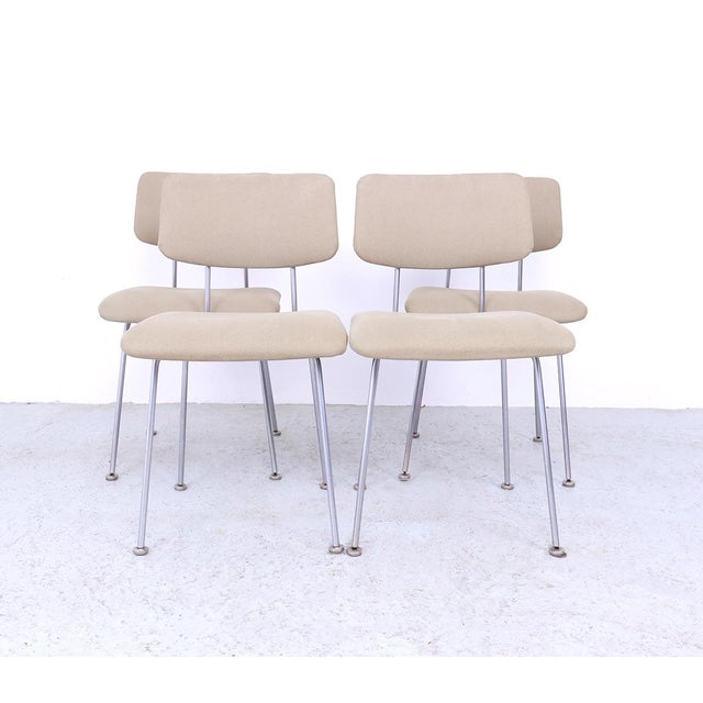 Mid-Century Modern Model 1263 Dining Chairs by A.R. Cordemeijer for Gispen, 1960s, Set of 4 For Sale - Image 3 of 16