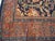 Persian 1890s Blue Navyy Floral Antique Persian Malayer Rug 12'4" X 14'8" Handknotted Wool Carpet For Sale - Image 3 of 6