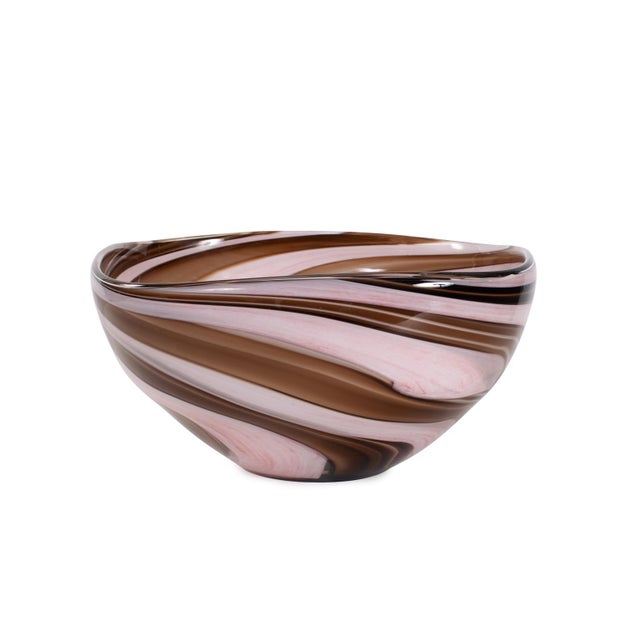 Kenneth Ludwig Chicago Neapolitain Glass Bowl For Sale - Image 4 of 9