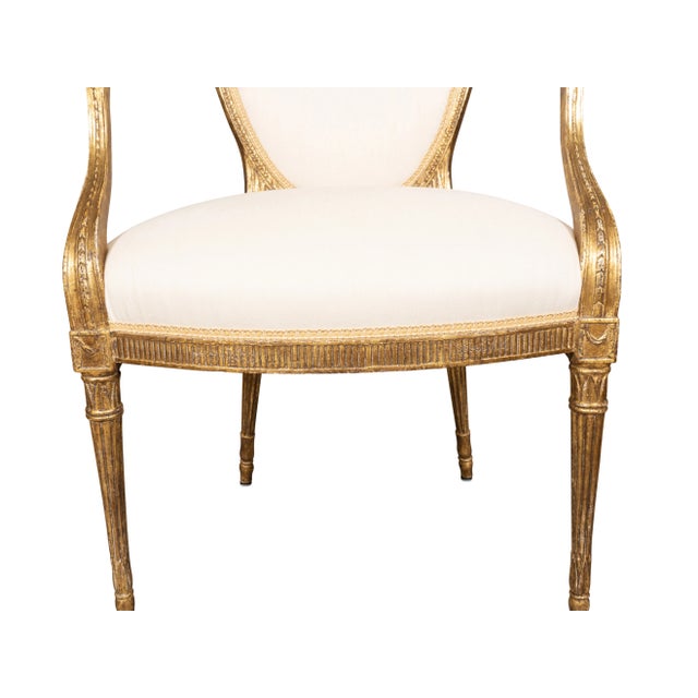 George III Giltwood Armchairs For Sale - Image 10 of 11
