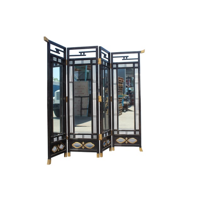 We bought this and added mirrors on both size, it is very rare and you will never see another. note the bronze work on the...