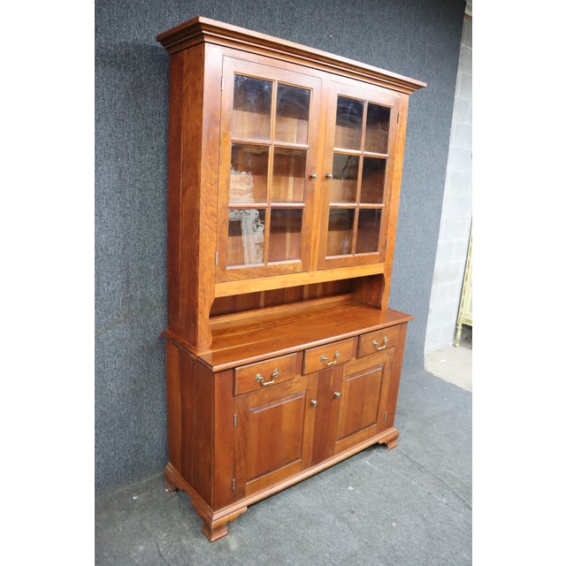 Tom Seely Cherry Dutch Cupboard Chairish