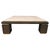 Copper and Travertine Coffee Table from Belgochrom, 1970s For Sale - Image 9 of 9