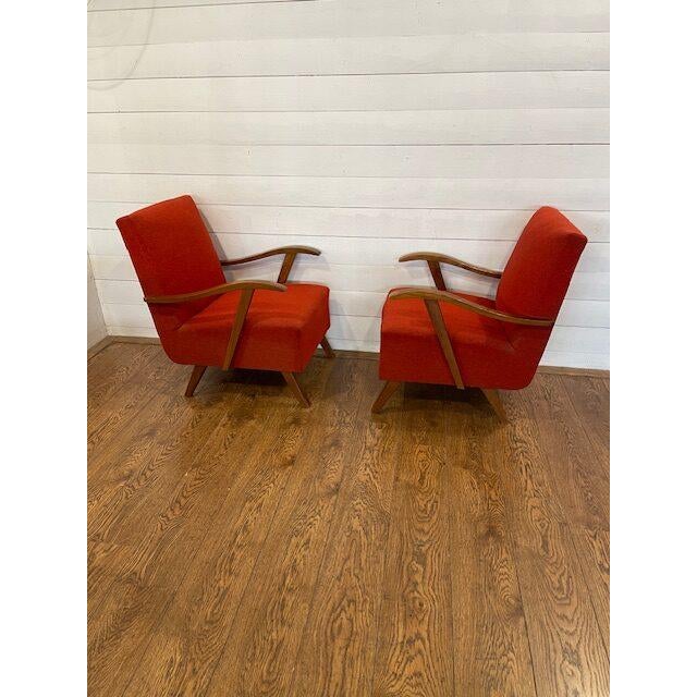 Vintage Relax Chairs by Drevovyroba-Modra, 1950, Set of 2 For Sale - Image 6 of 8
