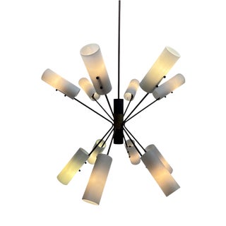 Mid-Century Chandelier attributed to Angelo Lelii for Arredoluce, Italy, 1950 For Sale