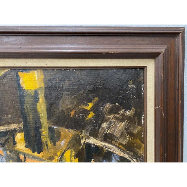 Jack Laycox Mid Century "Tug Boats" Oil Painting c.1960 For Sale In San Francisco - Image 6 of 9